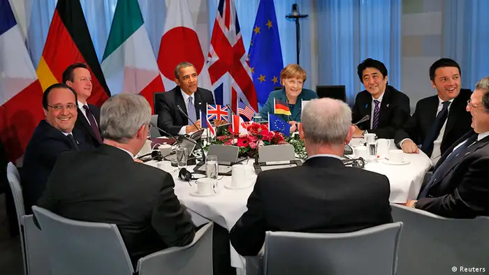 Niederlande G7-Treffen Krisengipfel in Den Haag Gruppenbild (Reuters)