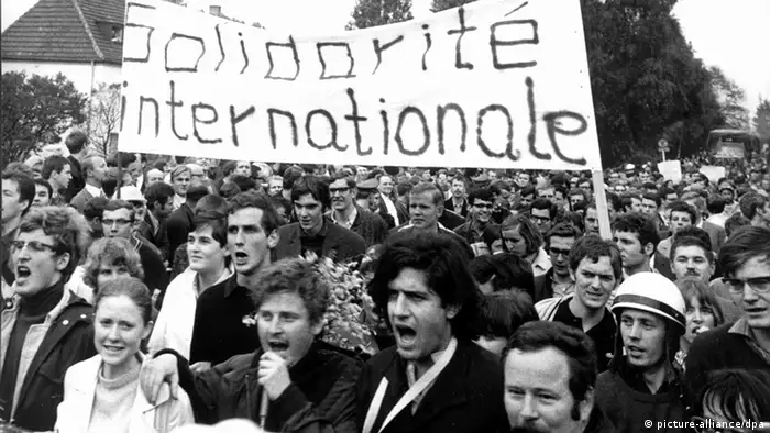 Deutschland Geschichte Studentenbewegung Daniel Cohn-Bendit Demonstration 1968