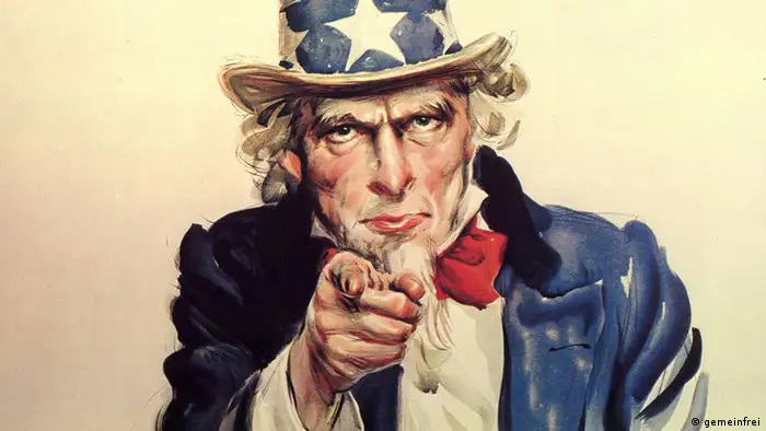 Symbolbild Poster Westliche Propaganda Uncle Sam (gemeinfrei)