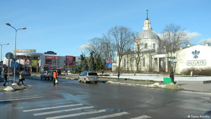Das Stadtzentrum von Daugavpils (Foto: Toms Ancitis)