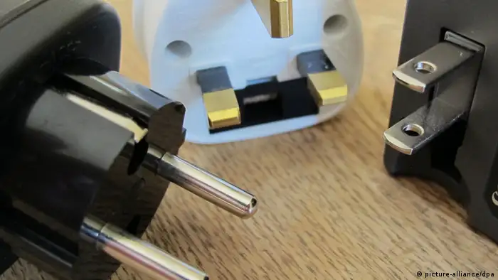 Strom Stecker verschiedener Länder