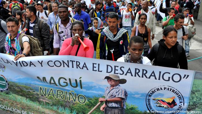 Proteste gegen Kolumbiens Regierung - Foto: Guillermo Legaria (AFP)