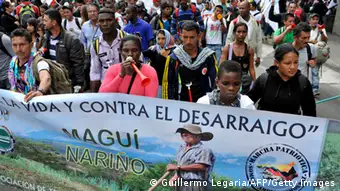 Kolumbien Proteste gegen Regierung Bauern Saatgut Monopol