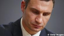 Klitschko verzichtet auf Kandidatur bei der Präsidentenwahl