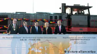 Chinas Präsident Xi in NRW Sigmar Gabriel Hannelore Kraft