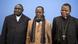 Evangelikaler, Muslim und Katholik: die zentralafrikanischen Geistlichen Nicolás Guérékoyame-Gbangou, Omar Kobine Layama, und Dieudonné Nzapalainga in Berlin (Foto: AFP) Evangelikaler, Muslim und Katholik: die zentralafrikanischen Geistlichen Nicolás Guérékoyame-Gbangou, Omar Kobine Layama, und Dieudonné Nzapalainga in Berlin (Foto: AFP)