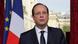 Frankreich Präsident Francois Hollande Fernsehansprache Frankreich Präsident Francois Hollande Fernsehansprache