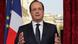Frankreich Präsident Francois Hollande Fernsehansprache Frankreich Präsident Francois Hollande Fernsehansprache