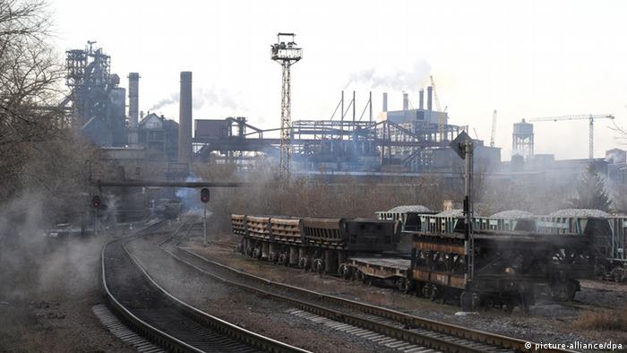 Industrie in Donezk, Ukraine