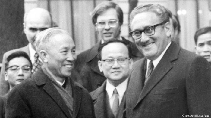 Henry Kissinger and Le Duc Tho