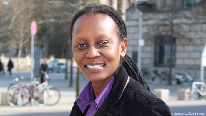 Kasha Jacqueline Nabagesera, ugandische Aktivistin für die Rechte von Homosexuellen, in Berlin, Foto: Julia Schilling/Bundestag