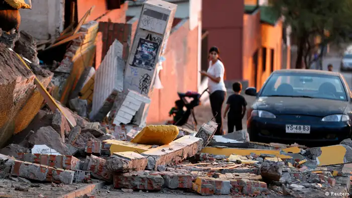 Chile Erdbeben Trümmer 3.4.14