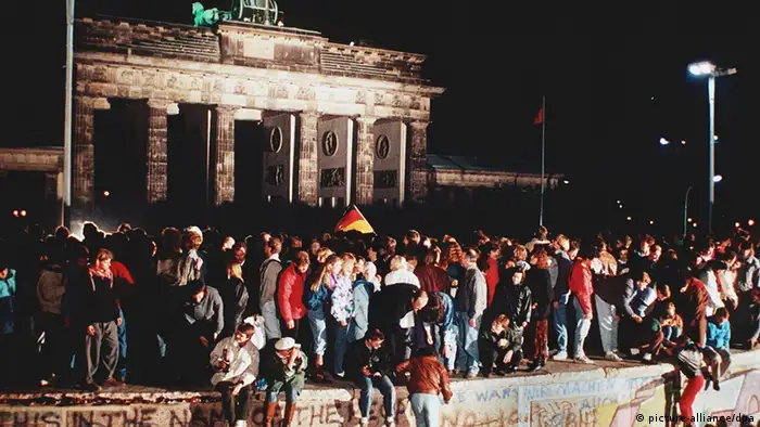 Deutschland Mauerfall Grenzöffnung Berlin Mauer