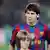 Lionel Messi mit Junge