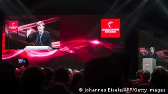 Industriemesse Hannover Merkel Eröffnung Rede