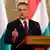 Ungarischer Regierungschef Viktor Orban am Rednerpult (Foto: Reuters)