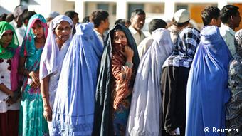 Muslimische Wählerinnen in Indien 10.04.2014