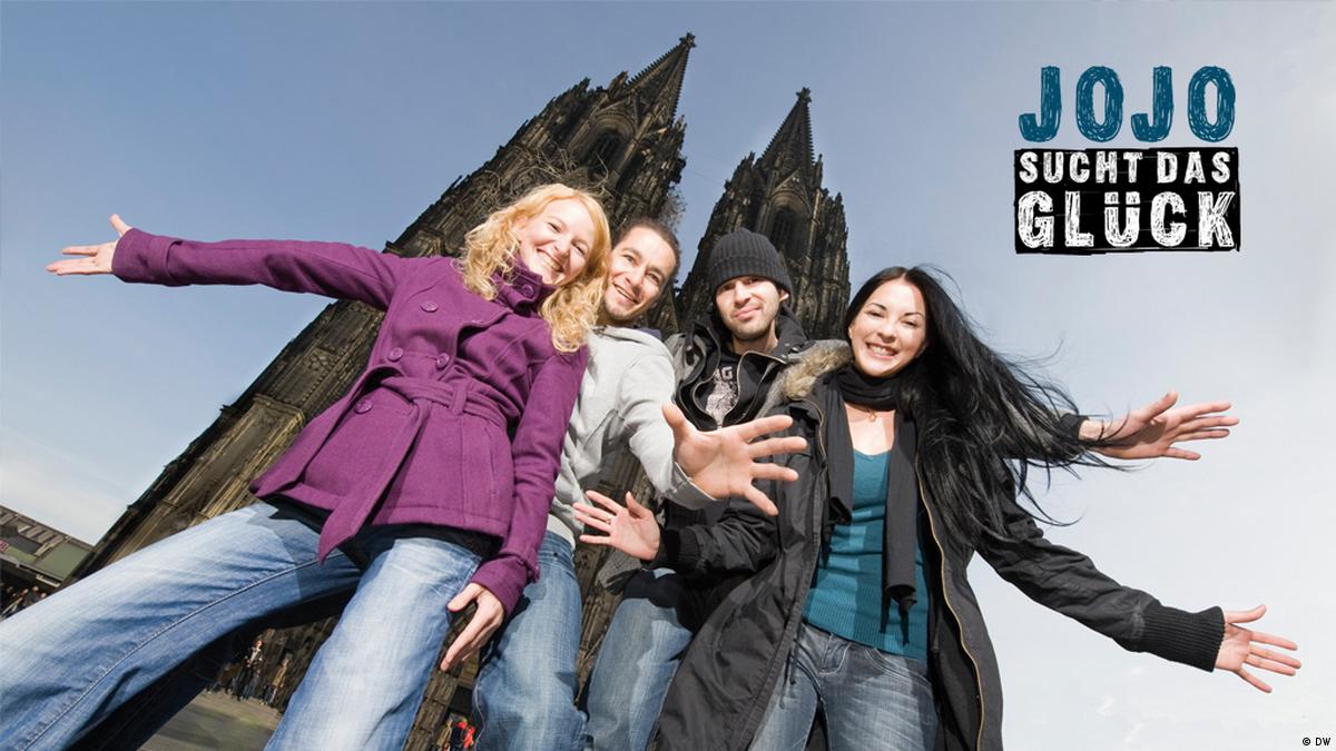 Jojo sucht das glueck. Das gluck лого. Jojo sucht das glueck. Learn german dw done. Jojo sucht das glueck.