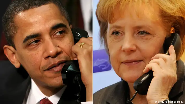 Kombibild Obama/Merkel