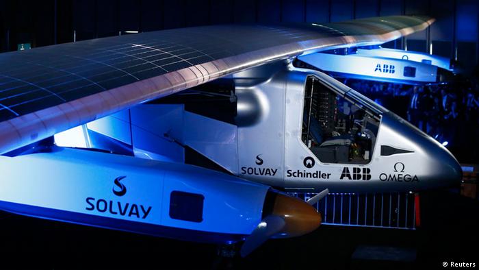 Solar Impulse II Solarflugzeug Präsentation in Payerne