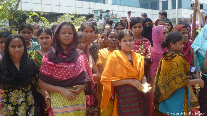 Frauen Textilarbeiterinnen Näherinnen Bangaldesch Gewandnäherinnen
