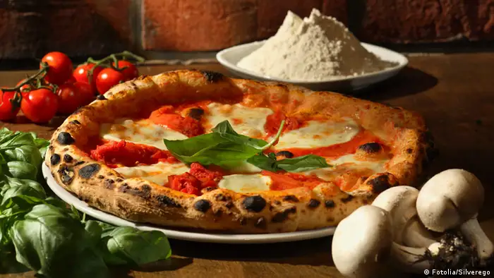 Essen Gericht Fastfood Pizza Margherita