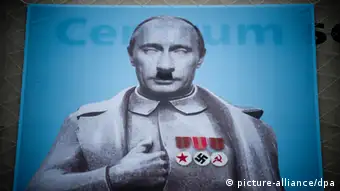 Wladimir Putin als Hitler