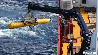 Mini-U-Boot Suche nach dem vermissten Flugzeug der Malaysian Airlines im Indischen Ozean 17.04.2014