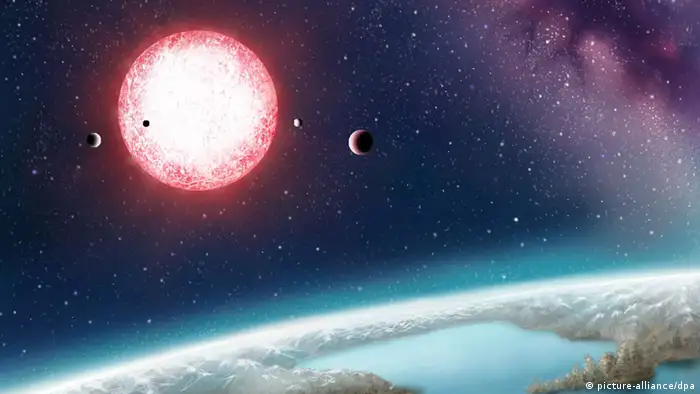 Neu entdeckter Planet Kepler-186f.
