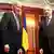 Joe Biden y Oleksander Turchinov, presidente temporal de Ucrania.