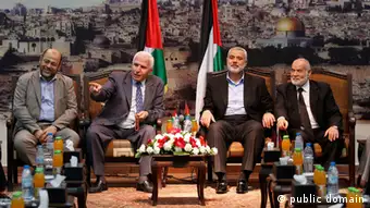 Gaza Treffen Hamas Fatah 22.04.2014