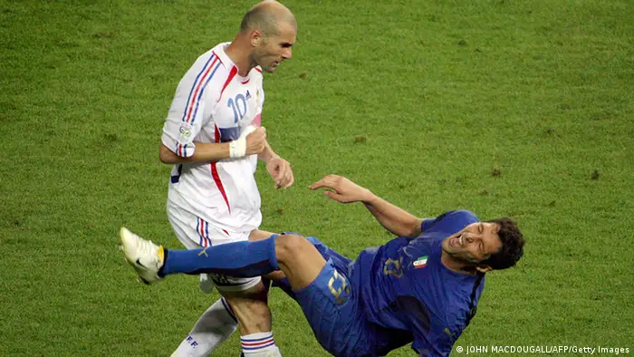  Deutschland Fußball-WM 2006 Frankreich Zinedine Zidane und Marco Materazzi 