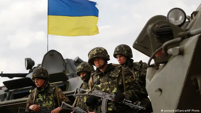 Ukraine ukrainische Soldaten in Ostukraine