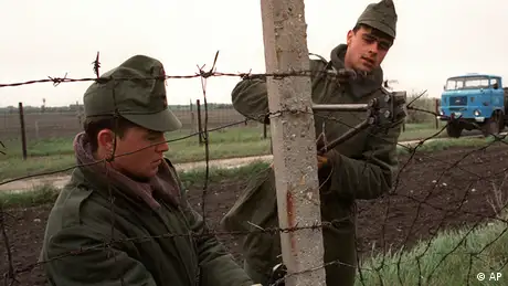 Ungarn Grenze Österreich Revolution in Osteuropa 1989