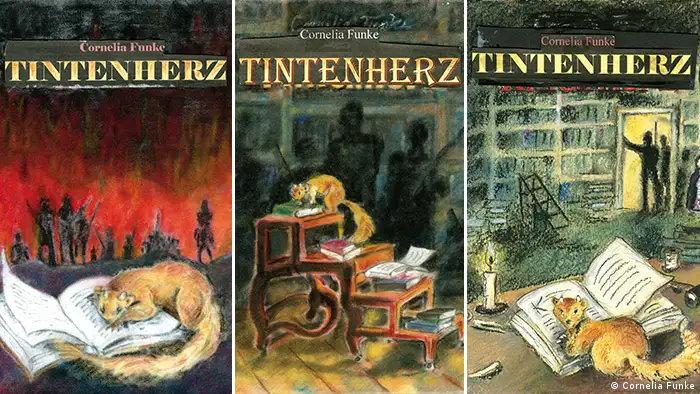 Cover-Entwürfe für Tintenherz - (c) Cornelia Funke