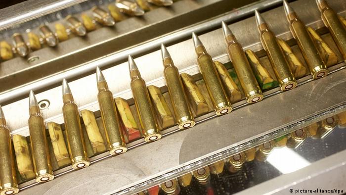 Rows of bullets (Photo: Thomas Frey/dpa)