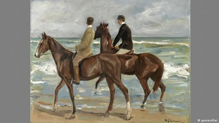 Zwei Reiter am Strand - Max Liebermann