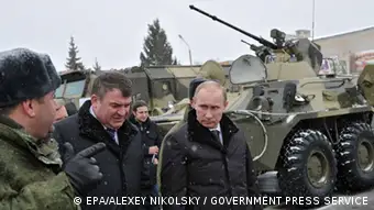 Putin Militär Besuch 2012