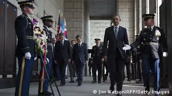 Südkorea USA Präsident Barack Obama in Seoul Kranzniederlegung