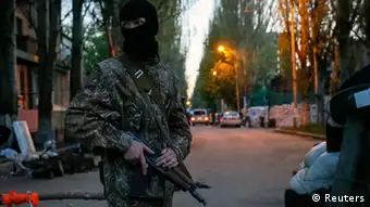 Ukraine pro-russischer Soldat