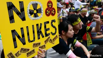 Anti Atomkraft Protest Taiwan 26.4.2014