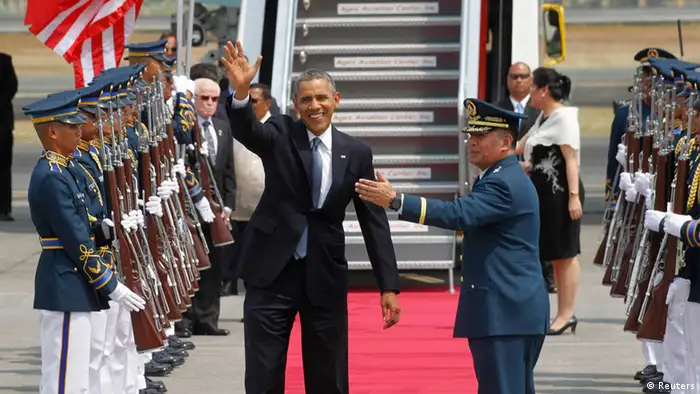 Obama in Manila 28.04.2014