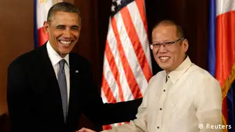 Obama bei Aquino 28.04.2014 Manila