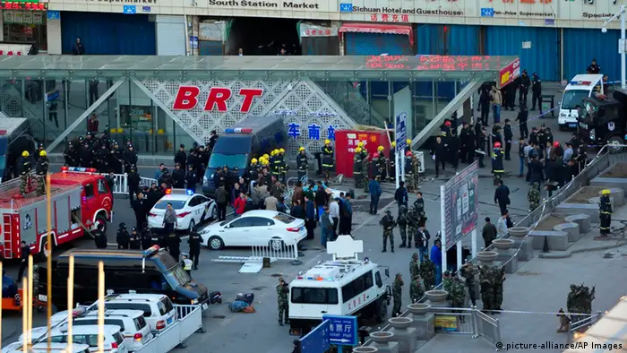 Explosion auf Bahnhof in Xinjiang Ürümqi