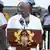 Ghanas Präsident John Mahama bei einer Mai-Kundgebung in Accra