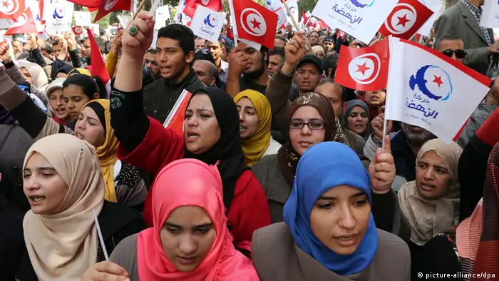 Tunesien Enahda Unterstützer 20.03.2014