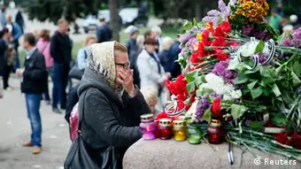 Ukraine Odessa Trauer um Angehörige 4.5.14
