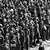 Foto histórica em preto e branco com dezenas de soldados