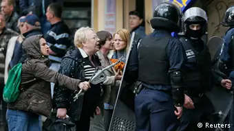 Ukraine prorussische Aktivisten Zusammenstöße in Odessa 4.5.14