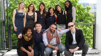 Internationale Volontäre der Deutschen Wellen, Abschlussjahrgang 2014 (Foto: DW Akademie/Charlotte Hauswedell).